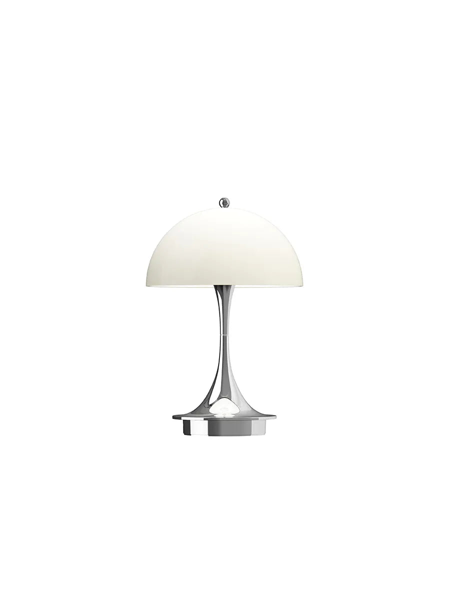 Panthella 160 Portable V3, Chrome Beige – Verner Panton