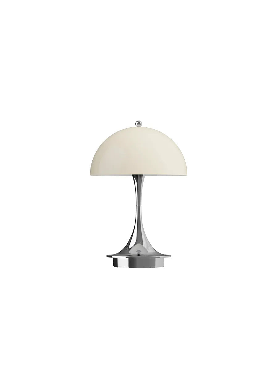 Panthella 160 Portable V3, Chrome Beige – Verner Panton